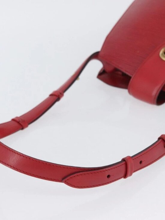LOUIS VUITTON Epi Cluny Shoulder Bag Red M52257 LV Auth ka3024 - Picture 8 of 16